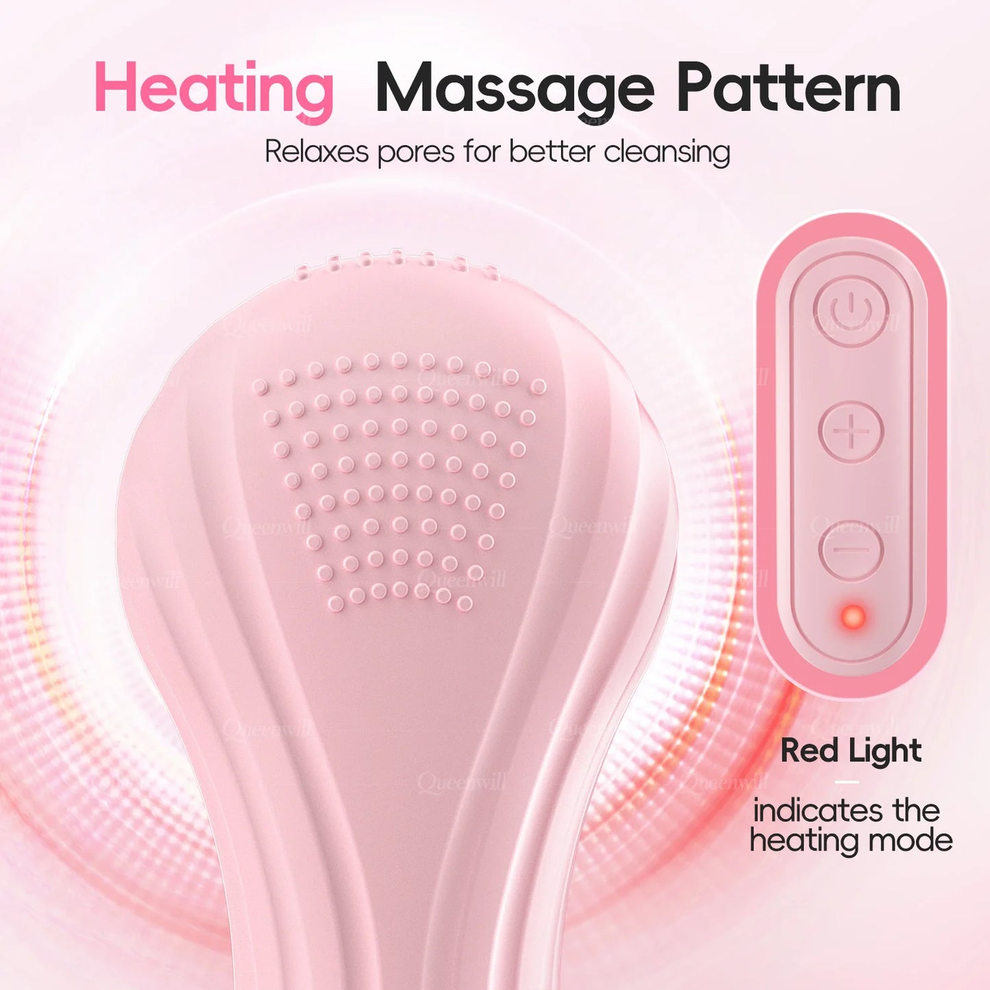 Heated Silicone Cleansing Brush