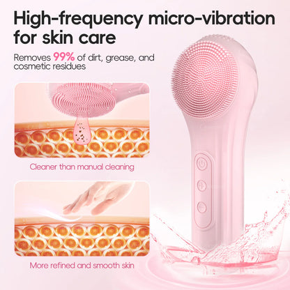 Heated Silicone Cleansing Brush