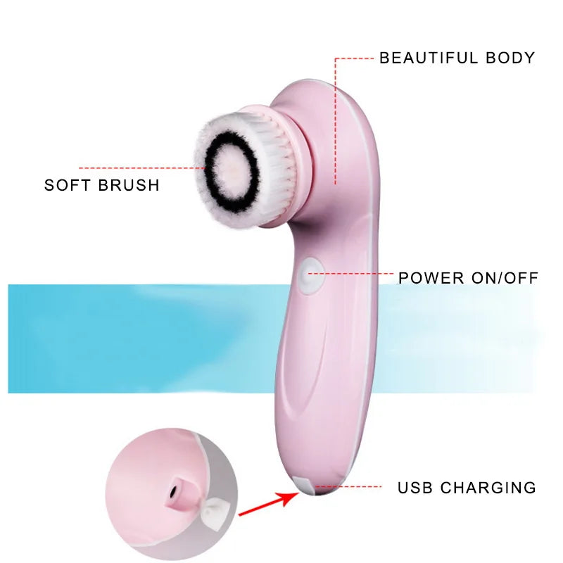 3 IN 1 Electric Facial Cleansing Brush